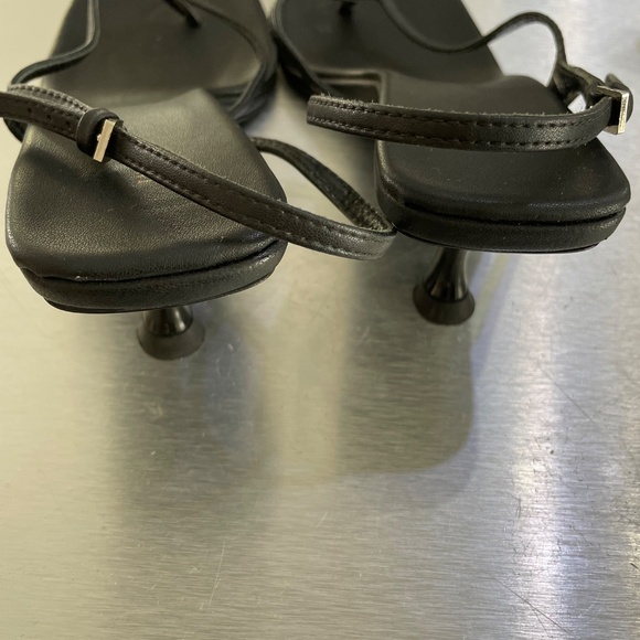 The Row Black Kitten Heel Sandals - Picture 5 of 14